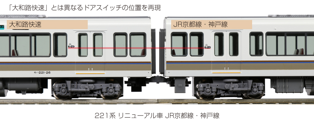 KATO 10-1579 221系 リニューアル車 JR京都線・神戸線 6両セット N