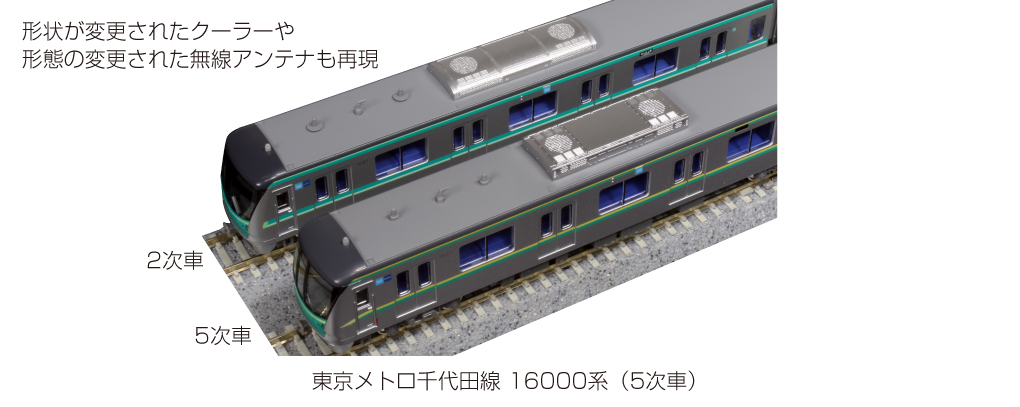 KATO 10-1605 東京メトロ千代田線16000系(5次車)6両基本セット Ｎ