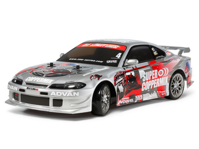 タミヤ 1/10 ニスモ COPPERMIX シルビア S15 TT-02Dシャーシ ドリフト