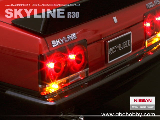 ABCホビー 66098 01スーパーボディ ニッサン・スカイライン R30 未塗装 
