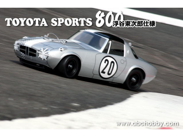 ABCホビー 66308 01スーパーボディミニ トヨタ・スポーツ800 浮谷東 