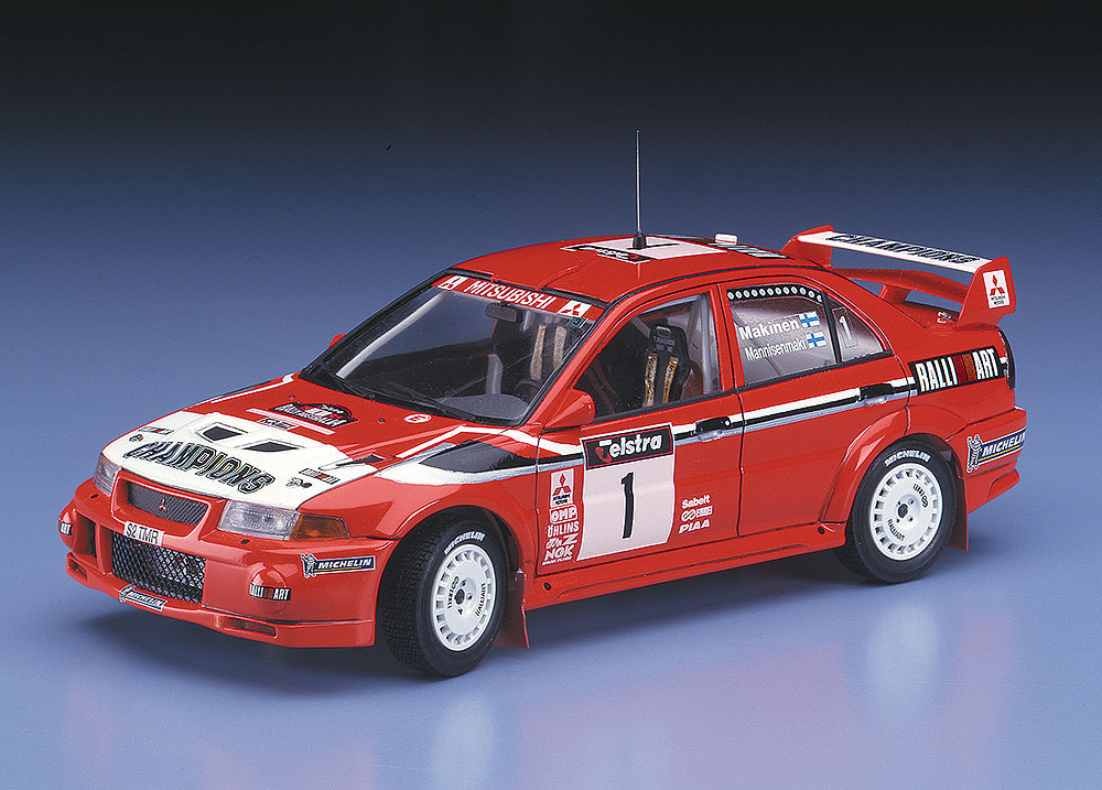 1/24 三菱 ランサーエボリューションVI “1999 WRC ドライバーズ チャンピオン” |  鉄道模型・プラモデル・ラジコン・ガン・ミリタリー・フィギュア・ミニカー 玩具(おもちゃ) の通販サイト