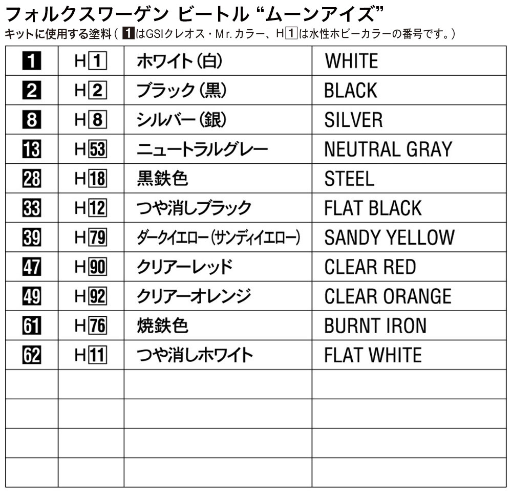 日本 GSIクレオス 水性ホビーカラー ブラック 黒 H2