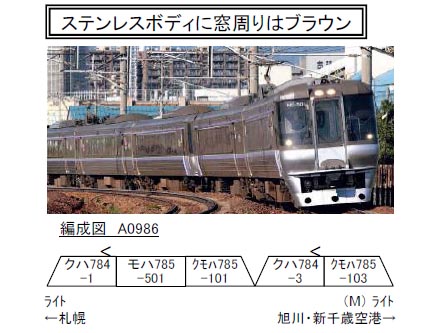 マイクロエース A0986 785系 NE501編成 リニューアル 5両セット | 鉄道