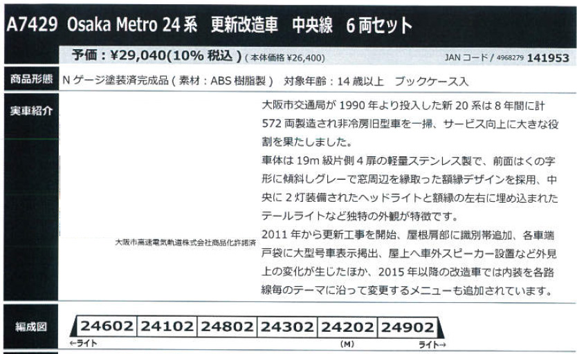 最大92%OFFクーポン トミーテック N 鉄道コレクションOsaka Metro66系未更新車 堺筋線12編成 増結4両セット 返品種別B  riosmauricio.com