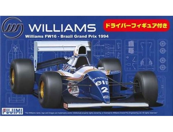 1/20 ウィリアムズFW16 ブラジルGP ドライバーフィギュア付き | 鉄道