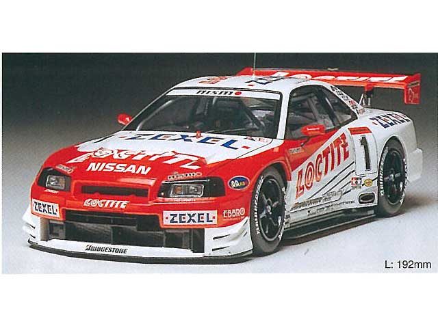 1/24 ロックタイト ゼクセル GT-R （R34） | 鉄道模型・プラモデル 