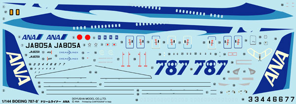 1/144 ボーイング 787-8 ANA ドリームライナー | 鉄道模型・プラモデル 
