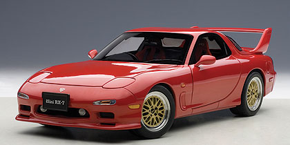 尾崎アナ★★1/18 マツダ アンフィニ RX-7 FD3S チューンドバージョン レッド Mazda RX-7 fini オートアート Auto art★★ 乗用車