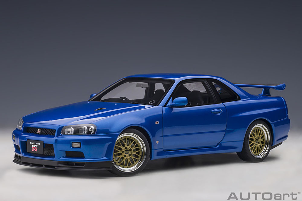 ◎Aa1/18 日産 スカイライン GT-R (R34) VスペックⅡ ニュル