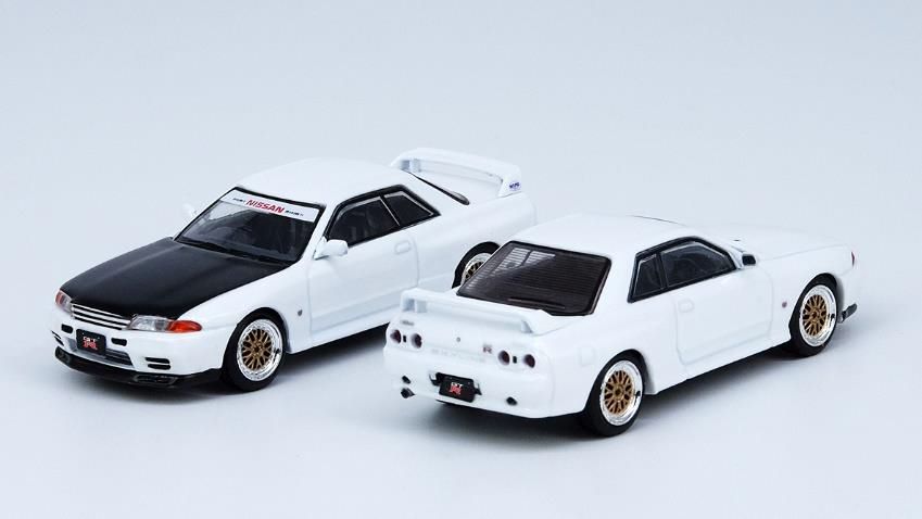 INNO MODELS 1/64 Nissan スカイライン GT-R R32 クリスタルホワイト 