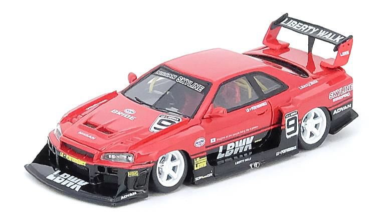 INNO MODELS 1/64 SKYLINE LBWK ER34 SPシルエット フェンダリスト